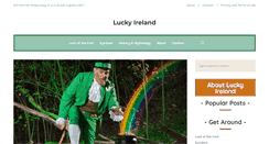 Desktop Screenshot of luckyireland.com